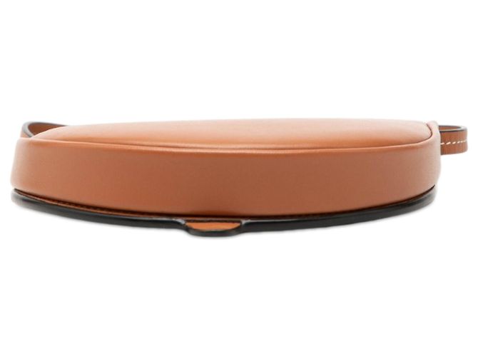 Pochette con tacco Mini Soft in pelle di vitello marrone LOEWE - vista 3