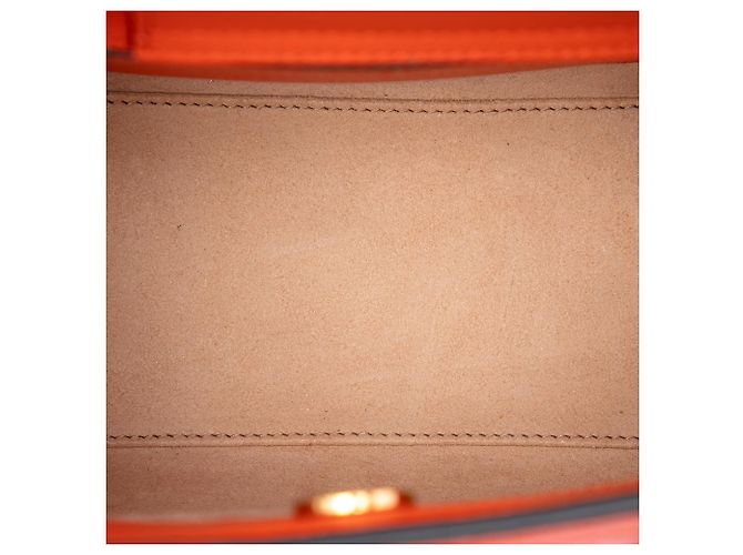 Bolsa Satchel Gucci Diana Mini em couro de bezerro bambu laranja - vista 4