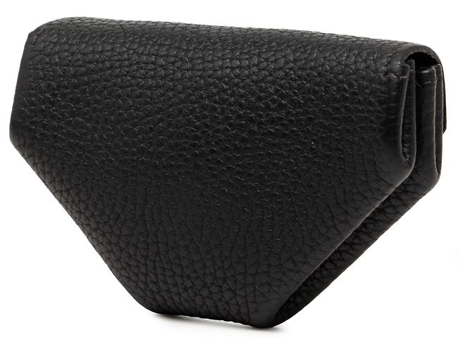 Monedero Quatre Coin en Chevre negro Le Vin Hermès - vista 2