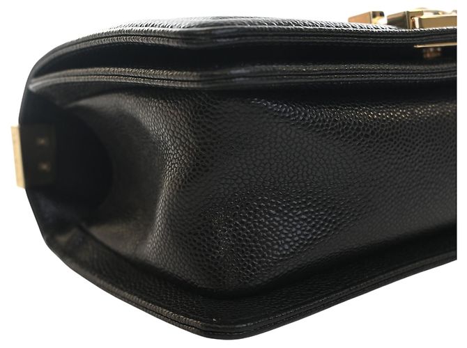 Chanel Black Small Chevron Caviar Boy Flap Nero - vista 10