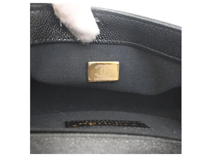 Chanel Black Small Chevron Caviar Boy Flap Nero - vista 5