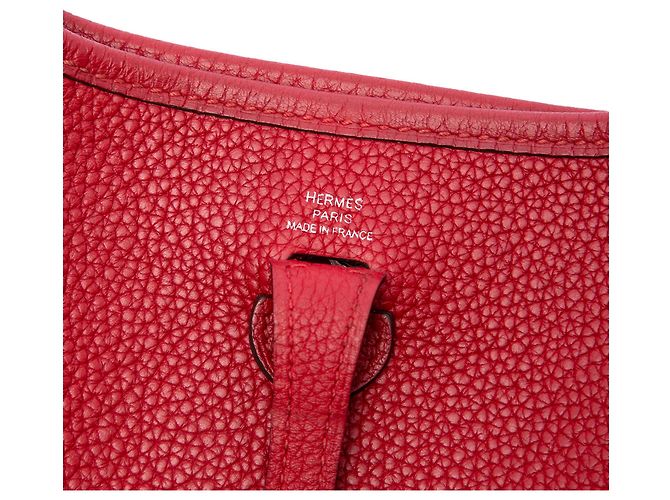 Hermès Red Clemence Evelyne I 16 Amazone Rosso Bordò - vista 5