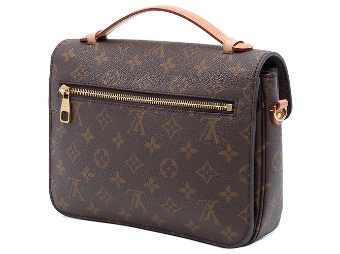 Louis Vuitton Marrón Monogram Pochette Metis Castaño - vista 2