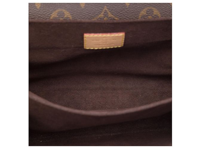 Louis Vuitton Marrón Monogram Pochette Metis Castaño - vista 4