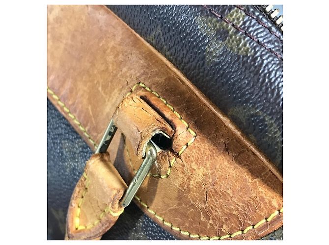 Borsa Louis Vuitton Monogram Deauville Marrone - vista 13