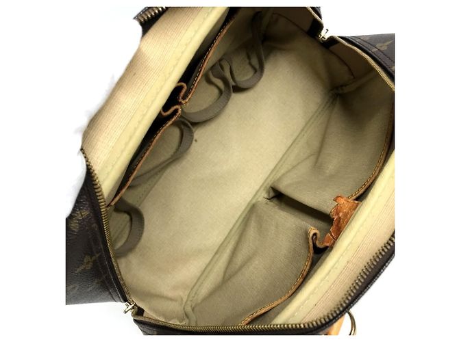 Borsa Louis Vuitton Monogram Deauville Marrone - vista 14