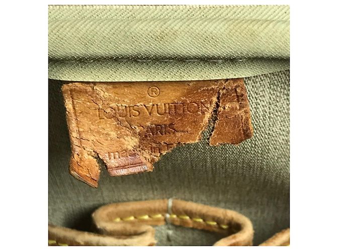 Borsa Louis Vuitton Monogram Deauville Marrone - vista 15