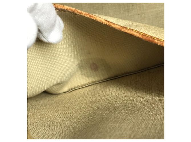 Borsa Louis Vuitton Monogram Deauville Marrone - vista 17