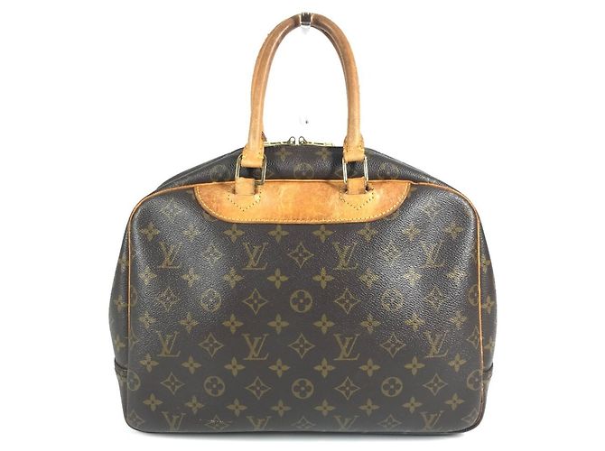 Borsa Louis Vuitton Monogram Deauville Marrone - vista 2