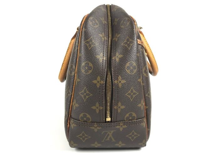 Borsa Louis Vuitton Monogram Deauville Marrone - vista 4