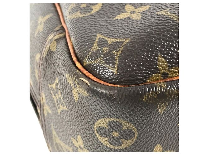 Borsa Louis Vuitton Monogram Deauville Marrone - vista 6