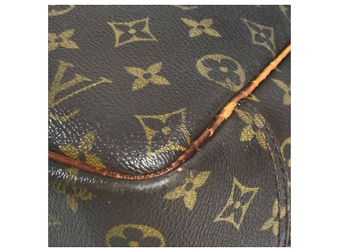 Borsa Louis Vuitton Monogram Deauville Marrone - vista 7
