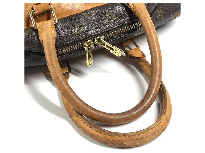 Borsa Louis Vuitton Monogram Deauville Marrone - vista 9