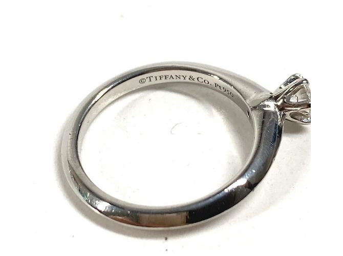 Anello a fascia in platino e diamanti Tiffany & Co. - vista 6