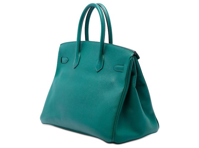 Hermès Green Epsom Birkin Retourne 35 Verde Verde scuro - vista 2