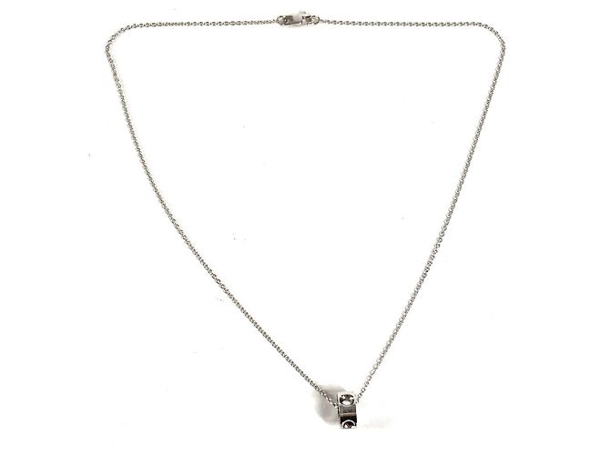 Pendente Louis Vuitton in oro bianco 18K Empreinte Collana Argento - vista 2