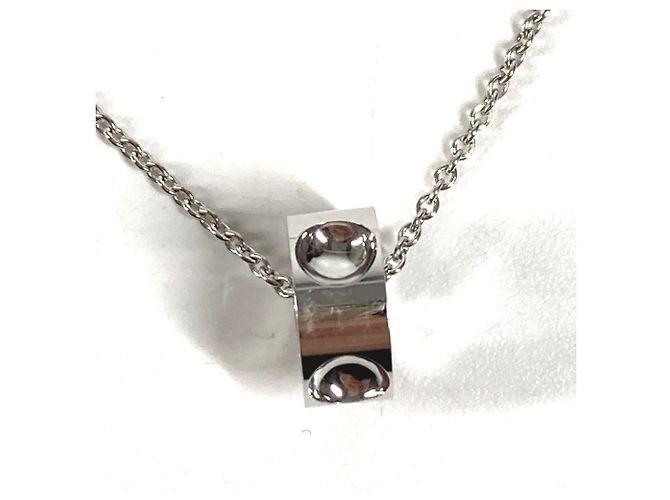 Pendente Louis Vuitton in oro bianco 18K Empreinte Collana Argento - vista 3