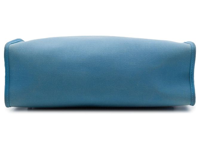 Hermès Blue Toile Herbag Zip 31 - vista 3