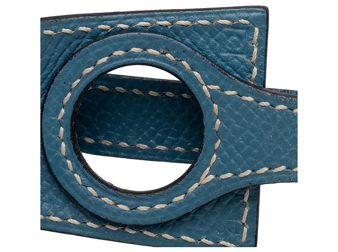 Bracciale Dogon Hermès Blu Courchevel Blu chiaro - vista 5