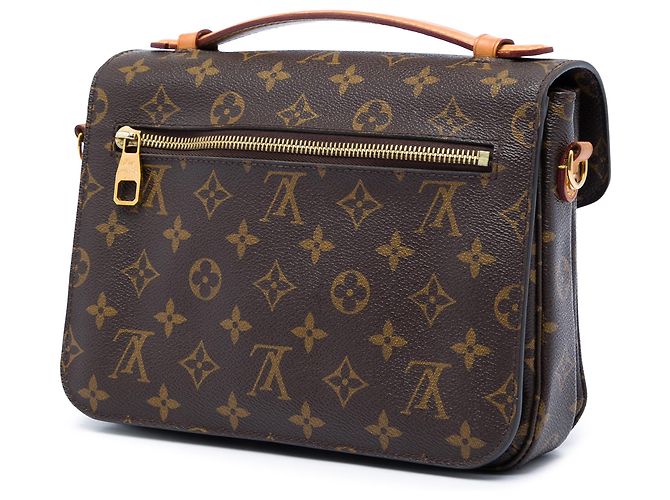 Louis Vuitton Marrone Monogram Pochette Metis - vista 2