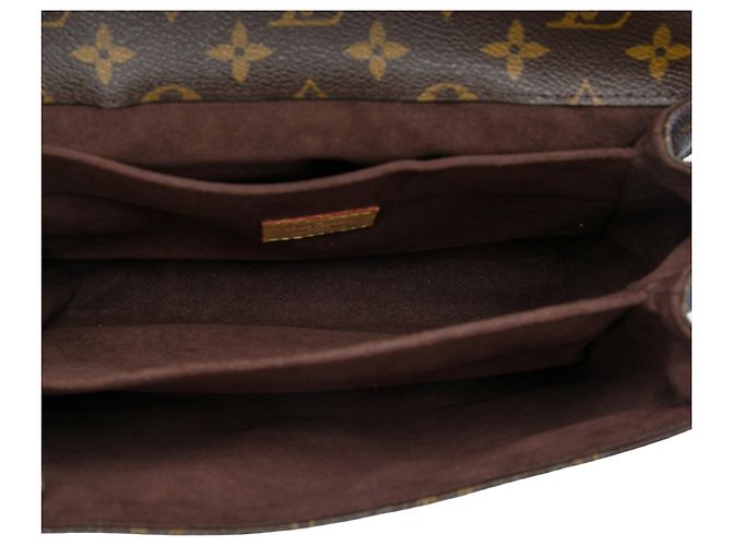 Louis Vuitton Marrone Monogram Pochette Metis - vista 4