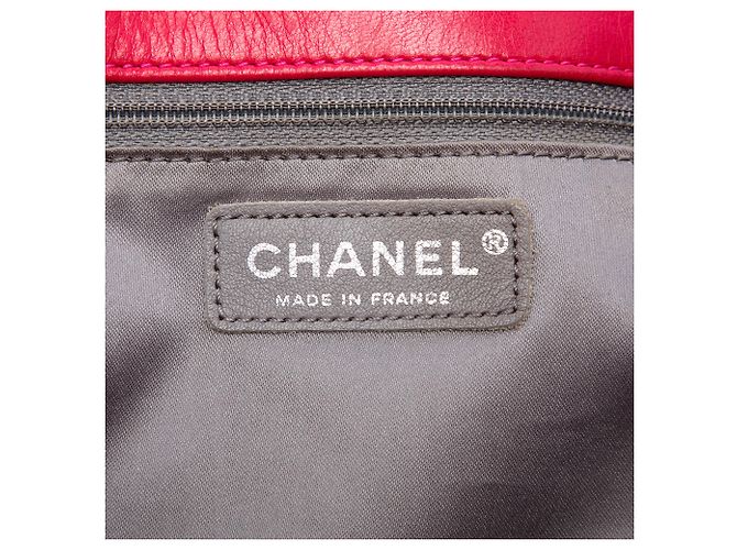 Chanel Pink Large Quilted Tweed und PVC Funny Tote - Ansicht 5