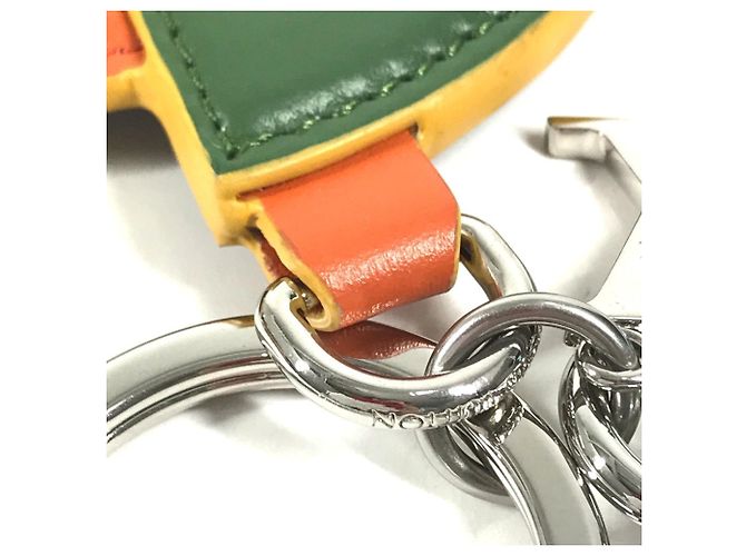 Portachiavi Charm Accessorio Monogram Louis Vuitton Verde Arancione - vista 4