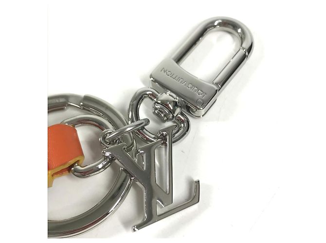 Portachiavi Charm Accessorio Monogram Louis Vuitton Verde Arancione - vista 7