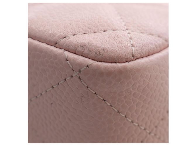 Chanel Pink Jumbo Classic Caviar Double Flap Rosa - vista 10