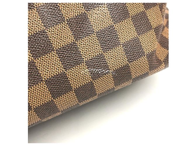 Borsa Boston Louis Vuitton Damier Greenwich PM Marrone - vista 10