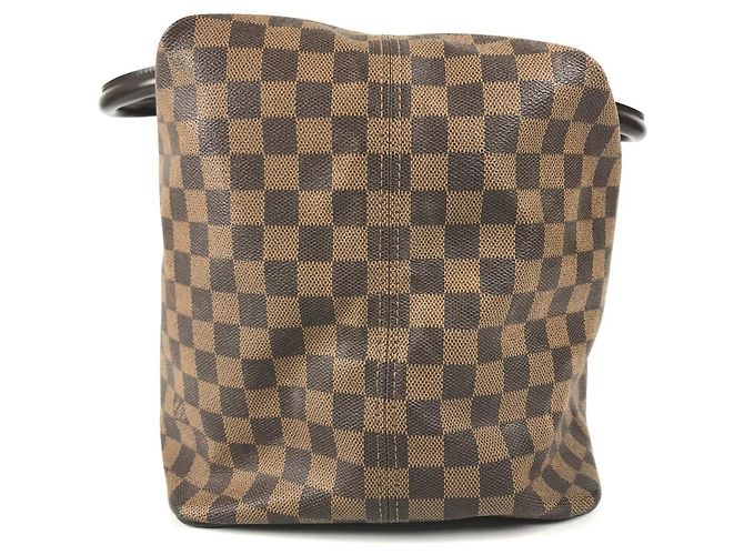 Borsa Boston Louis Vuitton Damier Greenwich PM Marrone - vista 3