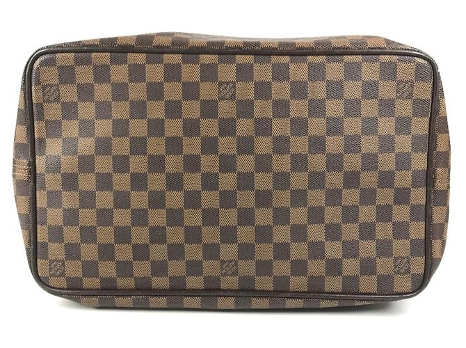 Borsa Boston Louis Vuitton Damier Greenwich PM Marrone - vista 5