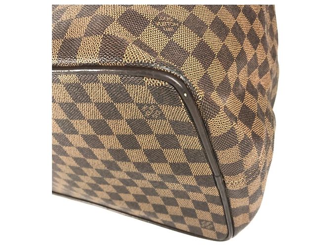 Borsa Boston Louis Vuitton Damier Greenwich PM Marrone - vista 6