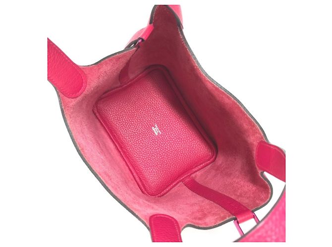 Hermès Hermes Picotin Lock PM 18 Handtasche Pink - Ansicht 9