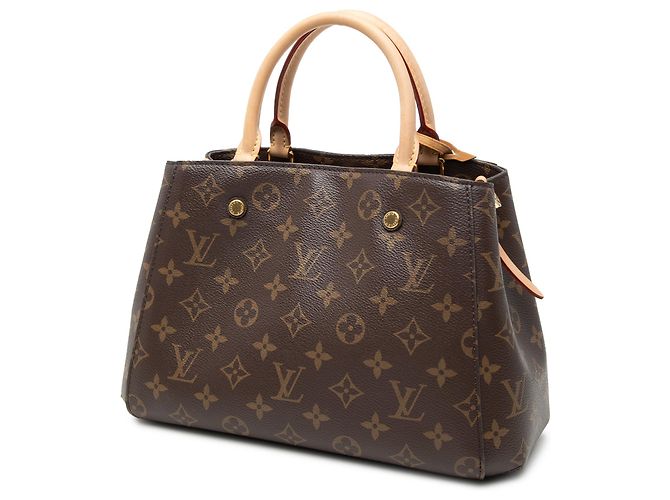 Louis Vuitton Marrone Monogram Montaigne BB - vista 2