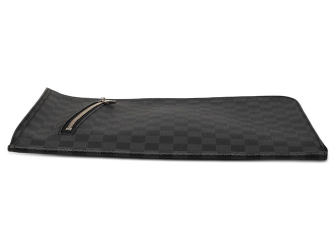 Louis Vuitton Poche Documents Portfolio in Damier Graphite nero - vista 3
