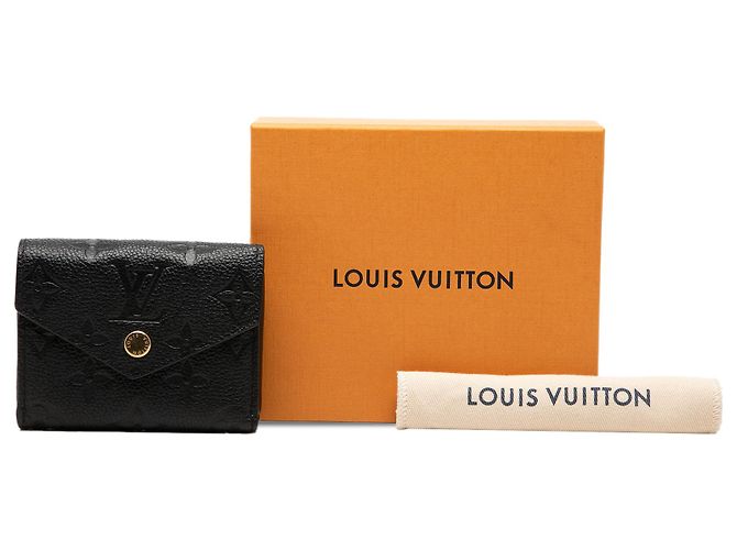Cartera Victorine en Monogram Empreinte negro Louis Vuitton - vista 8