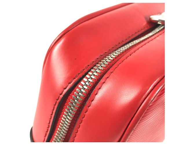 Borsa Danube PM in pelle Epi Louis Vuitton x Supreme Collaborazione Bianco Rosso - vista 11