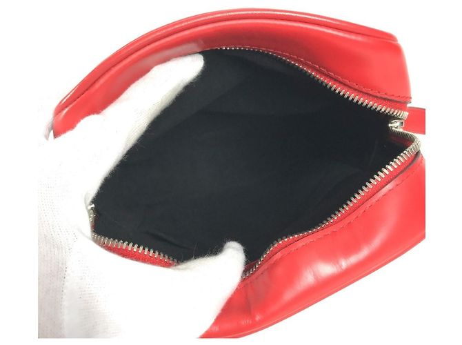 Borsa Danube PM in pelle Epi Louis Vuitton x Supreme Collaborazione Bianco Rosso - vista 13