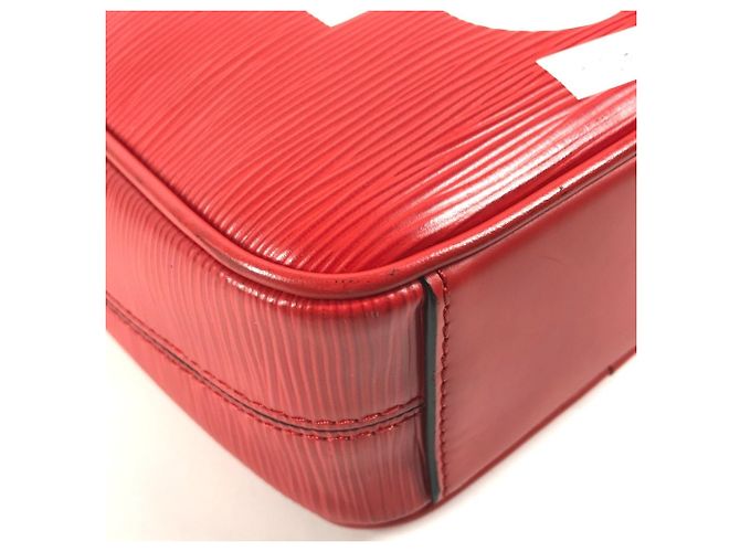 Borsa Danube PM in pelle Epi Louis Vuitton x Supreme Collaborazione Bianco Rosso - vista 6
