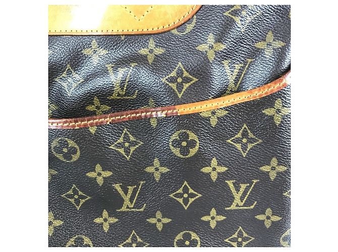 Bolso Tote Louis Vuitton Monogram Deauville Castaño - vista 10