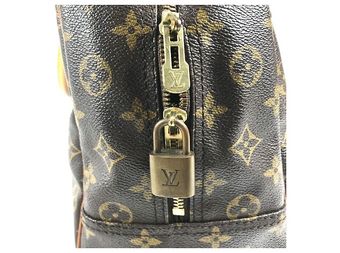 Bolso Tote Louis Vuitton Monogram Deauville Castaño - vista 6