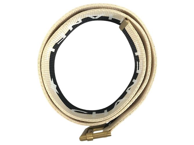 Chanel 01S CC Coco Mark Logo Print Gürtel Bicolor Schwarz Weiß - Ansicht 3