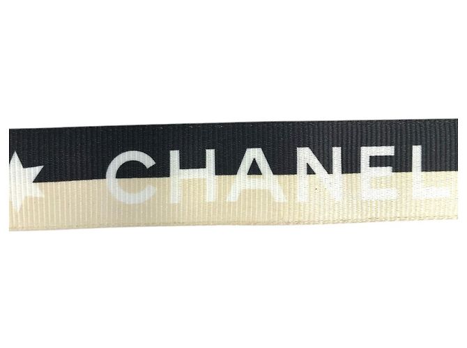 Chanel 01S CC Coco Mark Logo Print Gürtel Bicolor Schwarz Weiß - Ansicht 9
