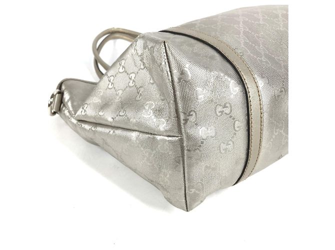 Tote e borsa a tracolla Gucci GG Imprimé Silver Argento - vista 14