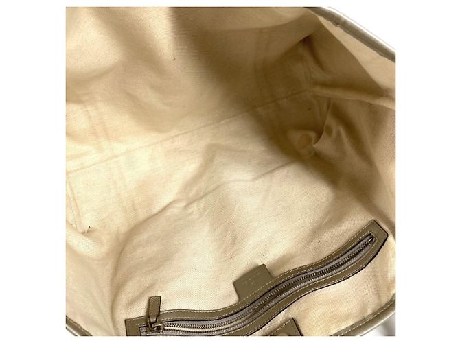 Tote e borsa a tracolla Gucci GG Imprimé Silver Argento - vista 16