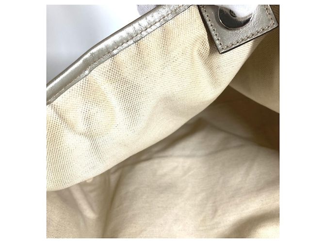 Tote e borsa a tracolla Gucci GG Imprimé Silver Argento - vista 4