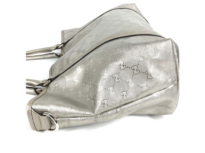 Tote e borsa a tracolla Gucci GG Imprimé Silver Argento - vista 5