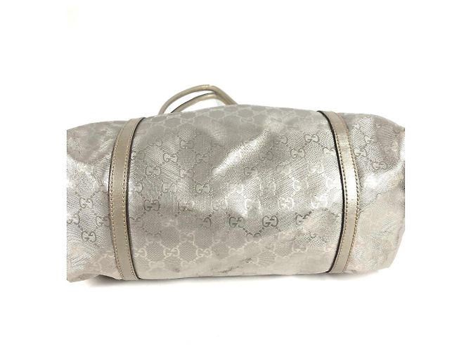 Tote e borsa a tracolla Gucci GG Imprimé Silver Argento - vista 7