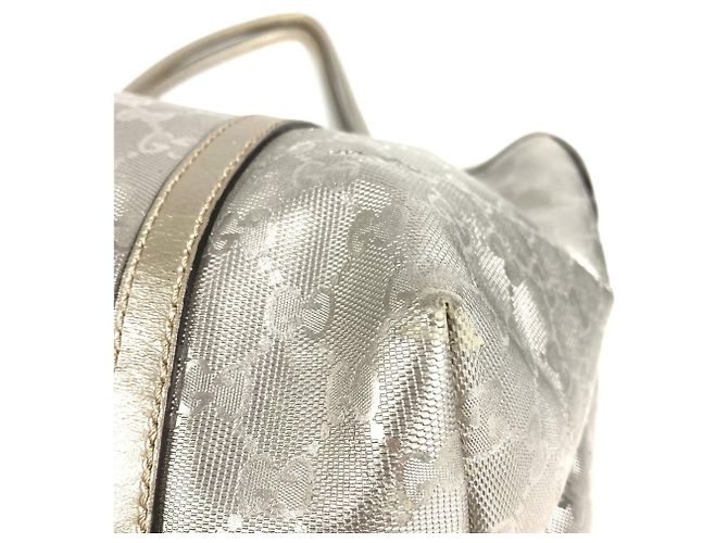 Tote e borsa a tracolla Gucci GG Imprimé Silver Argento - vista 8